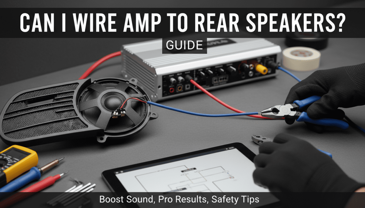 Can I Wire Amp to Rear Speakers? Guide