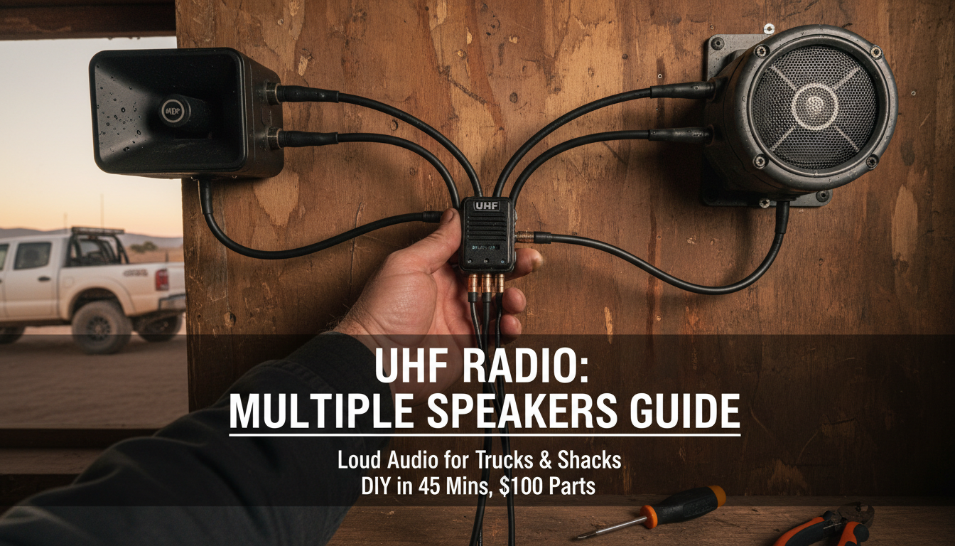 Can I Wire UHF Radio to Multiple Speakers? Guide Can I Wire UHF Radio to Multiple Speakers? Guide