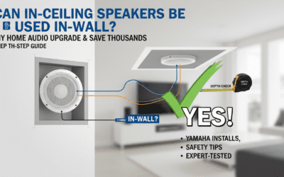 Can In Ceiling Speakers Be Used in Wall?