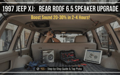 Can Install 6.5 Speakers in 1997 Jeep XJ Rear Roof