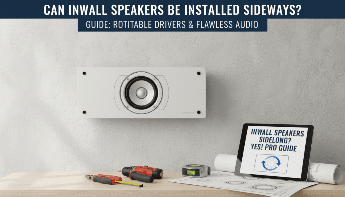 Can Inwall Speakers Be Installed Sideways? Guide