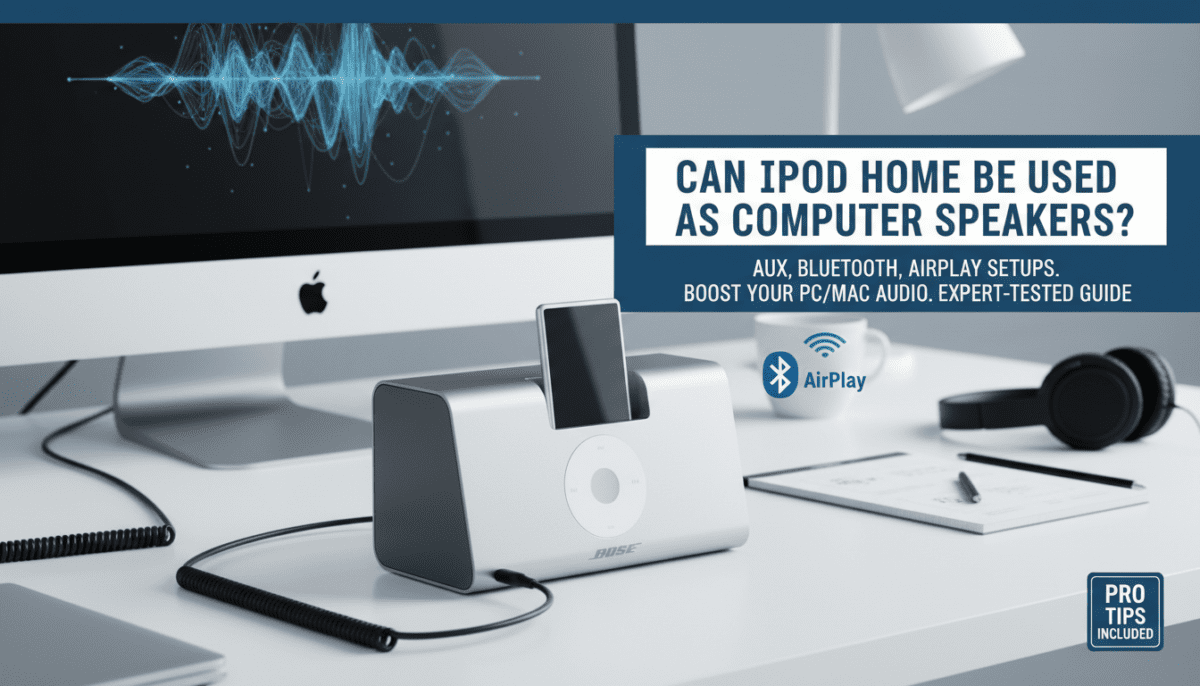 Can iPod Home Be Used as Computer Speakers?