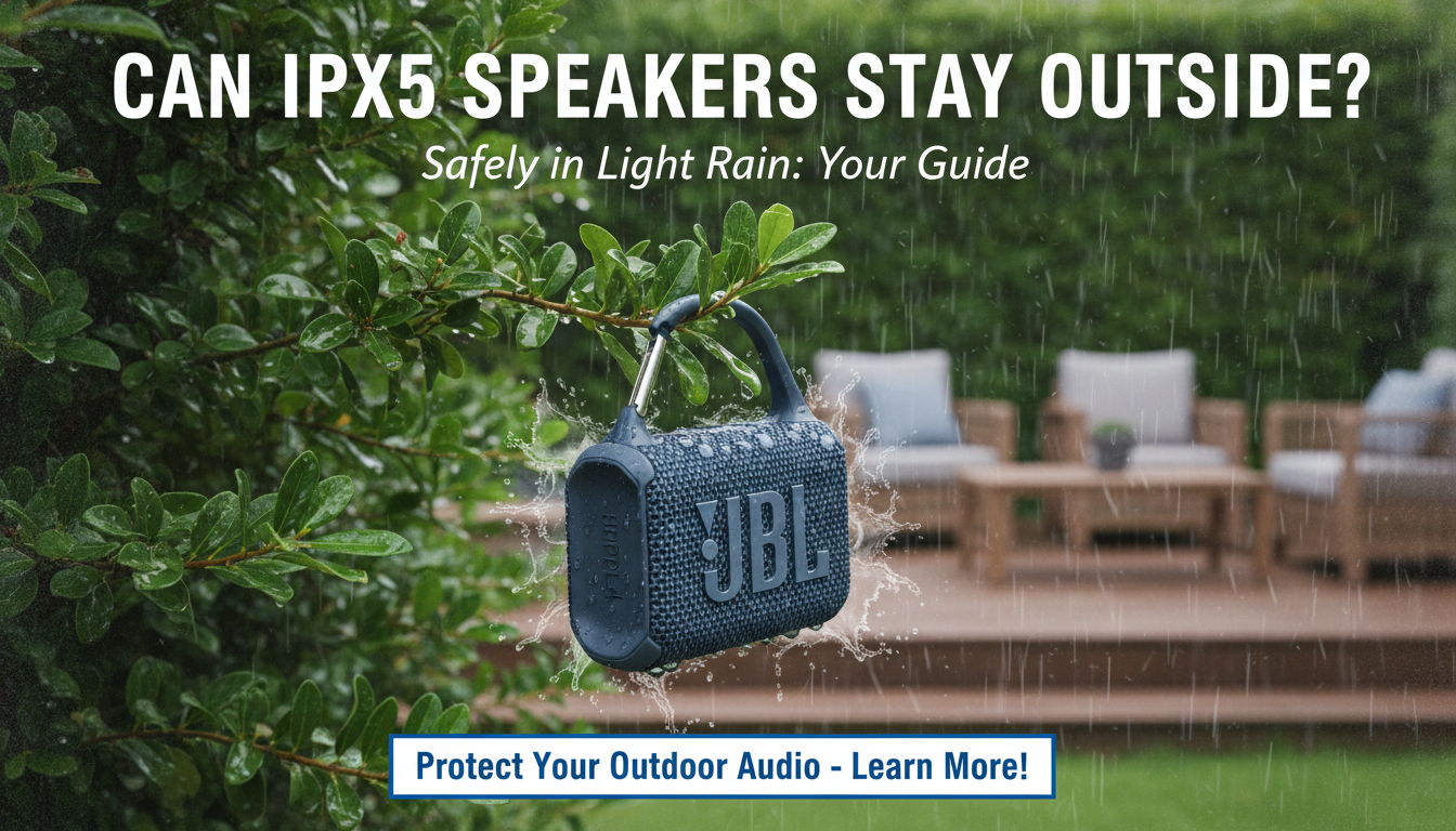 Can IPX5 Speakers Be Left Outside?