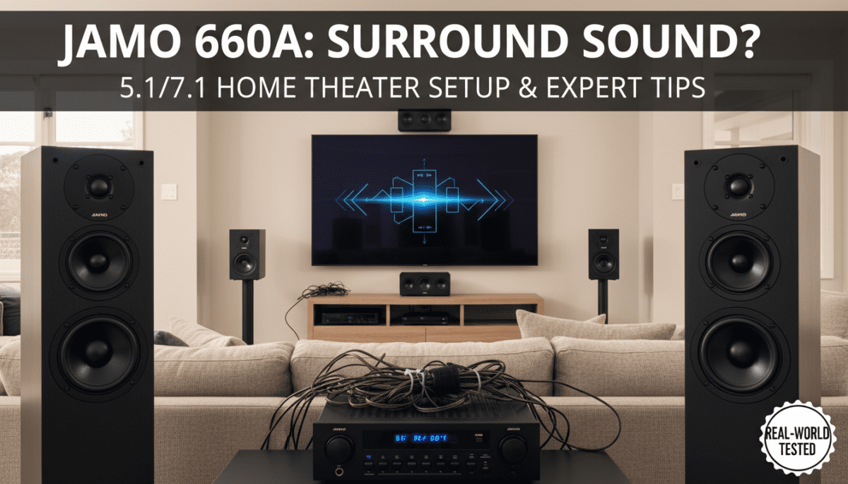 Can Jamo 660A Speakers Be Used in Surround Sound?