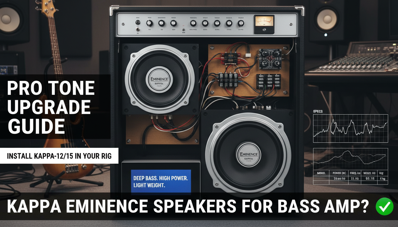 Can Kappa Eminence Speakers Be Used for Bass Amp?