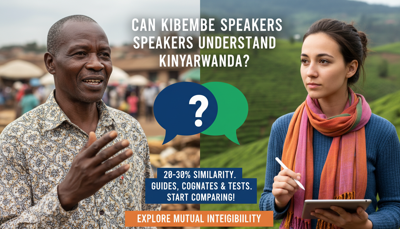 Can Kibembe Speakers Understand Kinyarwanda?