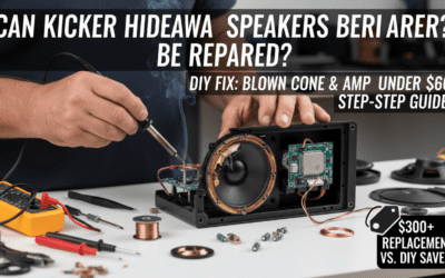 Can Kicker Hideaway Speakers Be Repaired?