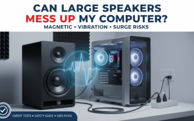 Can Large Speakers Mess Up My Computer?