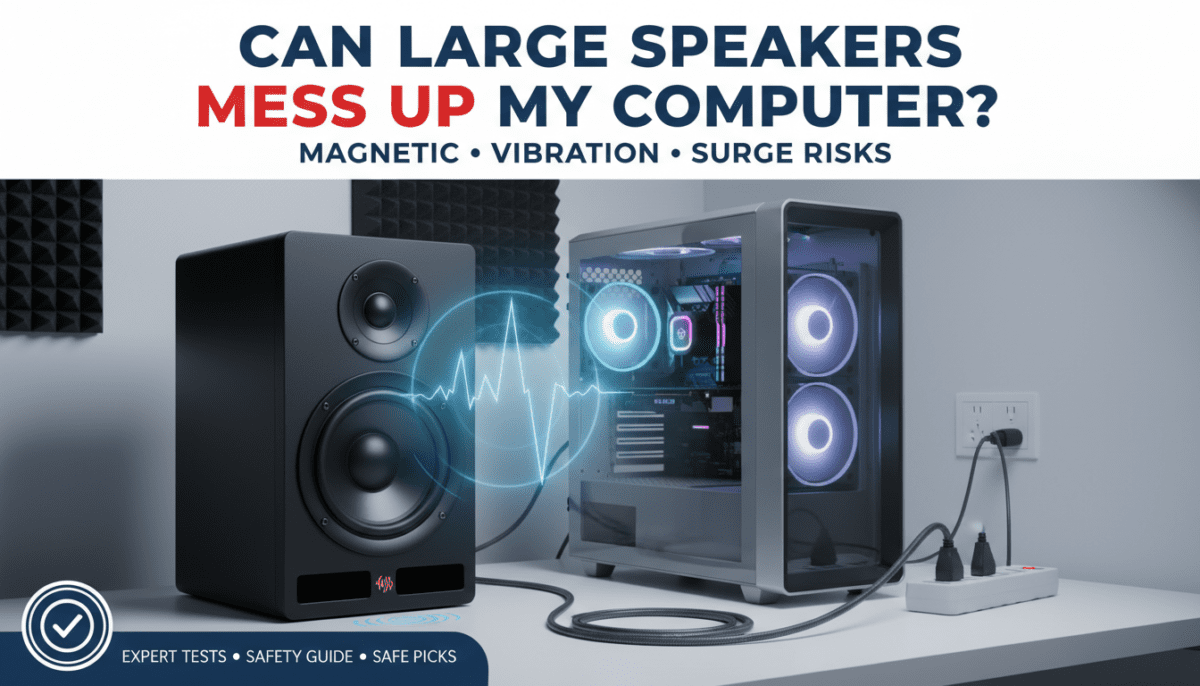 Can Large Speakers Mess Up My Computer?