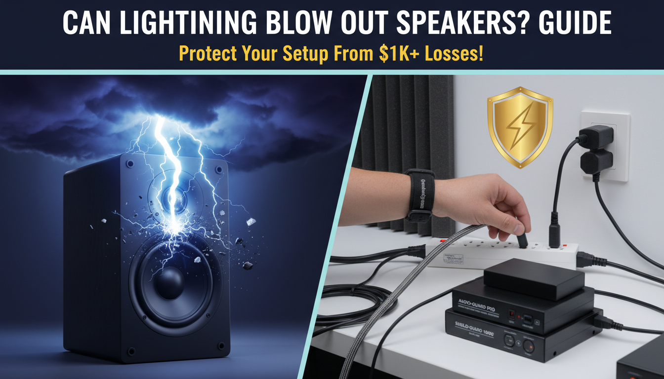 Can Lightning Blow Out Speakers? Guide