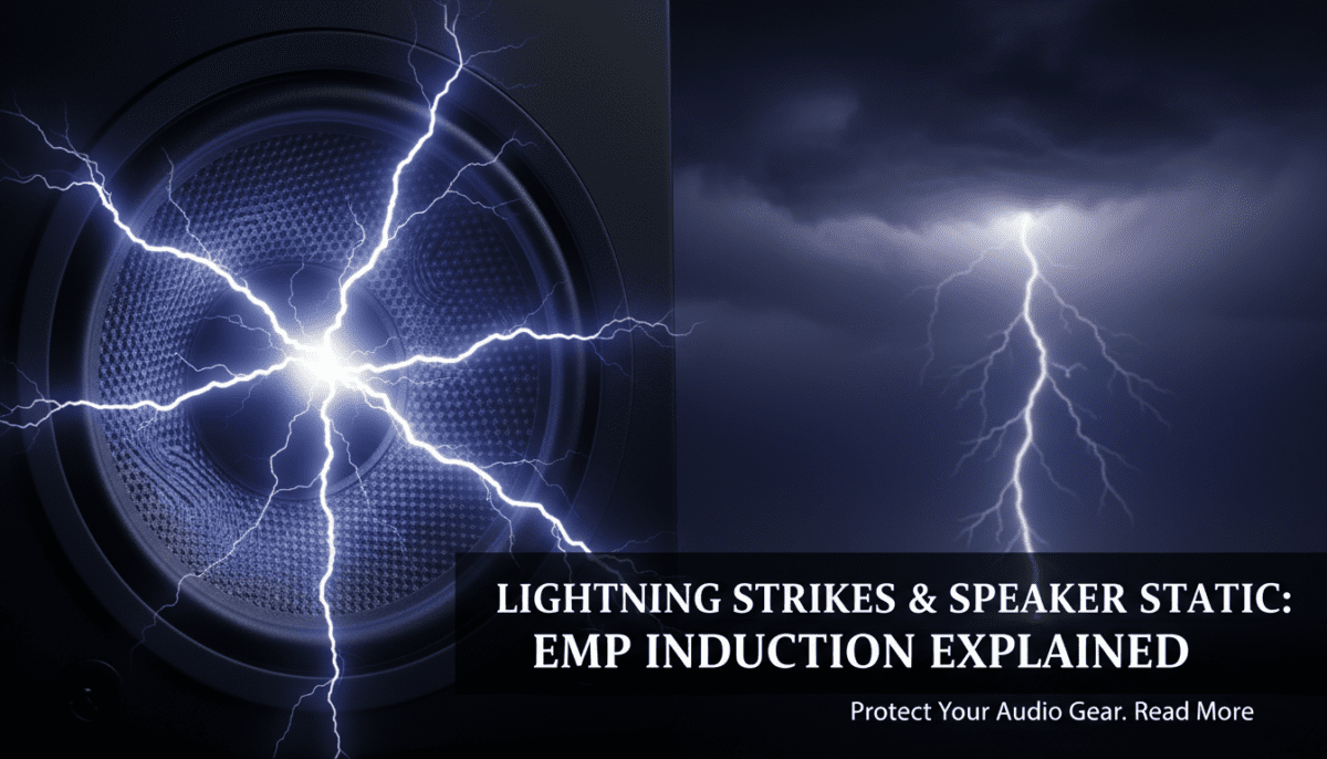 Can Lightning Strikes Cause Static in Speakers?