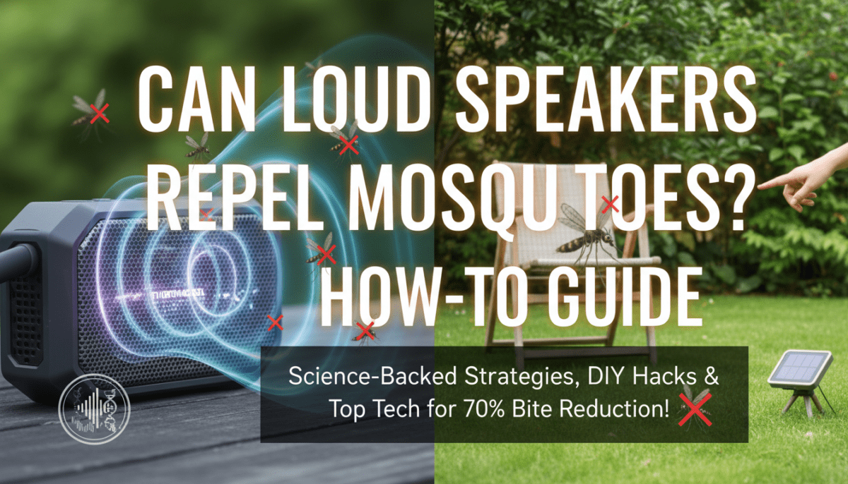 Can Loud Speakers Repel Mosquitoes? How-To Guide Can Loud Speakers Repel Mosquitoes? How-To Guide