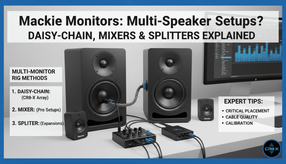 Can Mackie Monitors Hook Up Multiple Speakers?