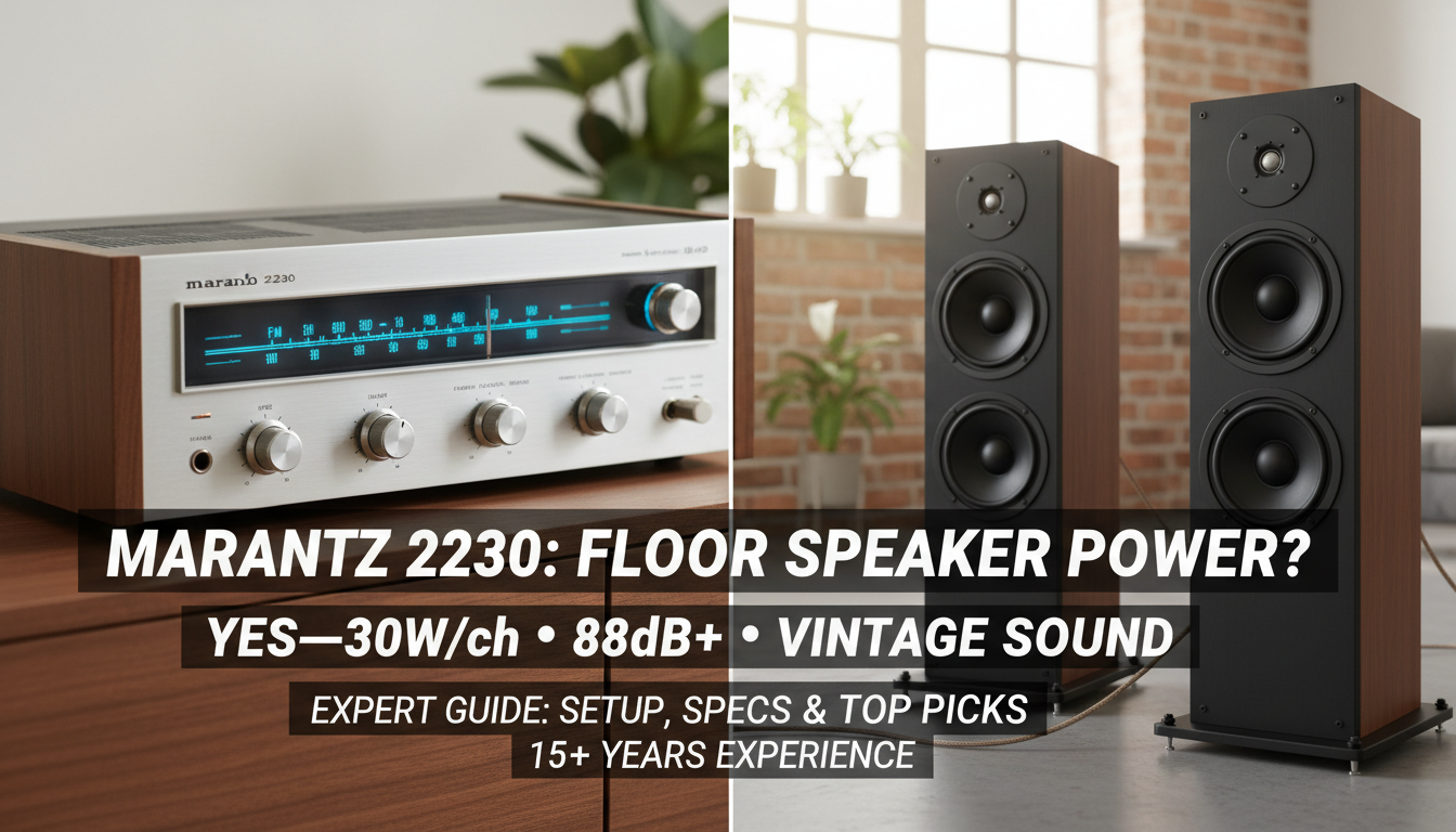 Can Marantz 2230 Drive Floor Speakers? Can Marantz 2230 Drive Floor Speakers?