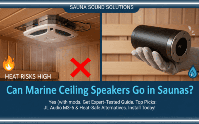 Can Marine Ceiling Speakers Go in Saunas?
