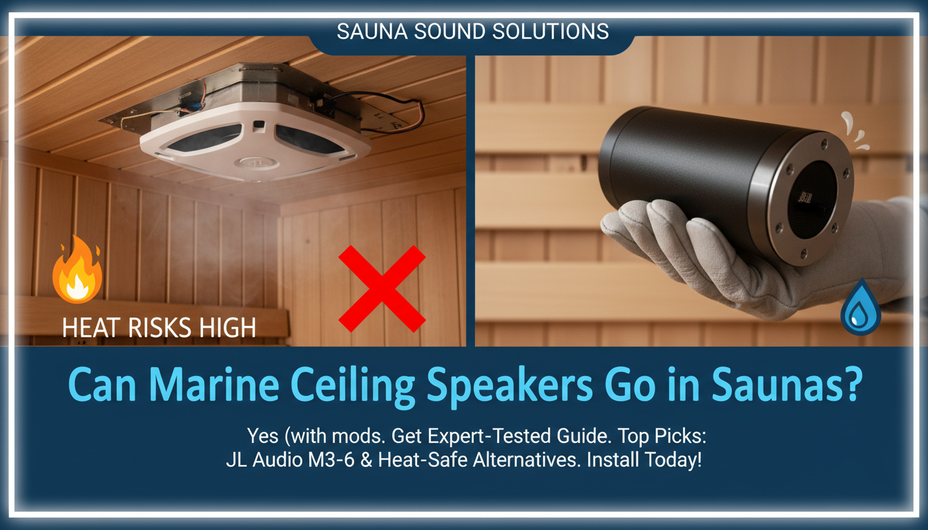 Can Marine Ceiling Speakers Go in Saunas?