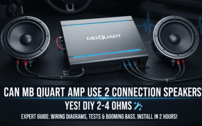 Can MB Quart Amp Use 2 Connection Speakers?