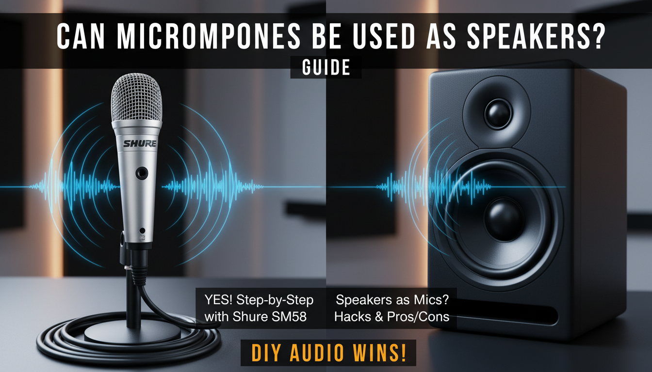 Can Microphones Be Used as Speakers? Guide