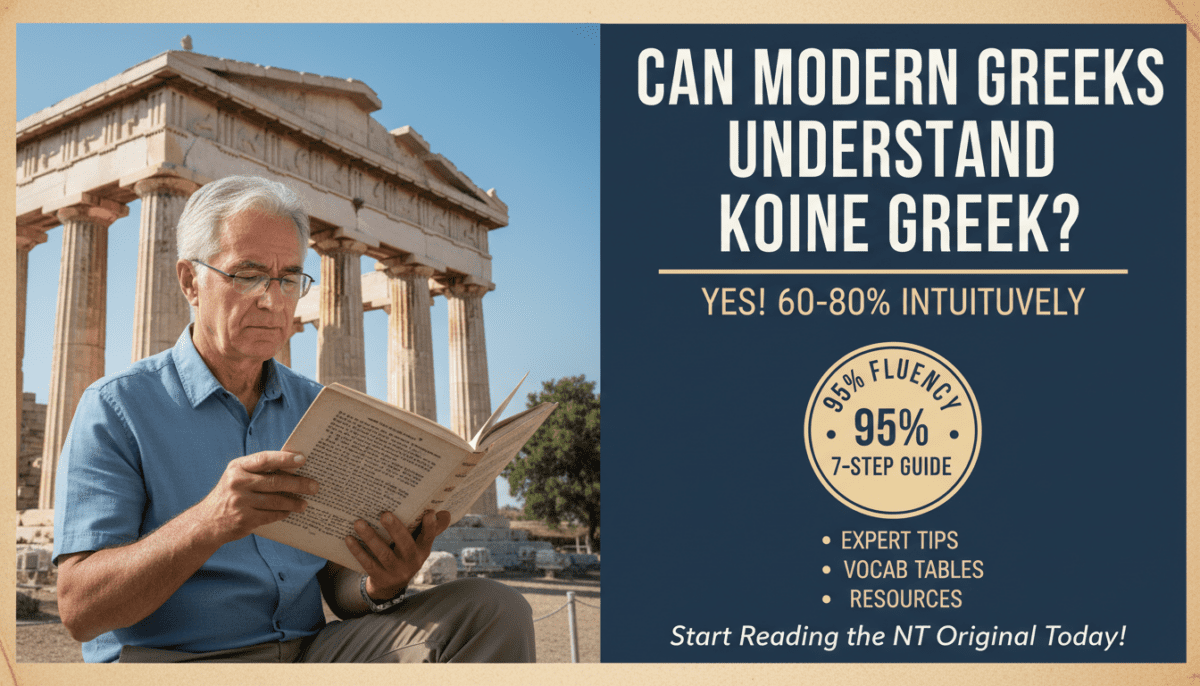 Can Modern Greeks Understand Koine Greek?