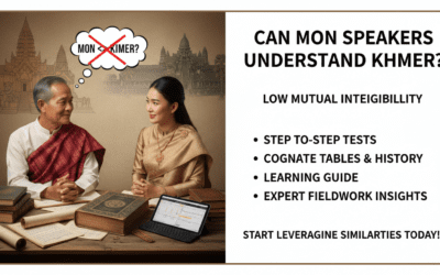 Can Mon Speakers Understand Khmer?