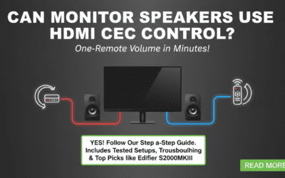 Can Monitor Speakers Use HDMI CEC Control?