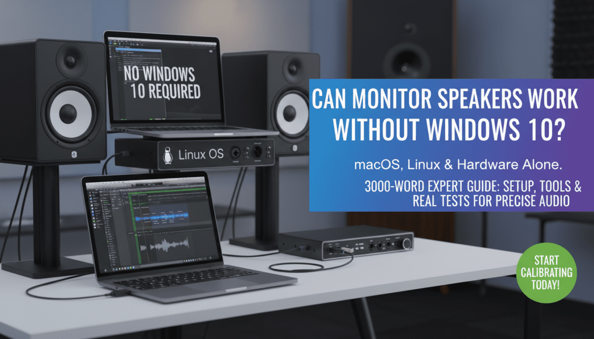Can Monitor Speakers Work Without Windows 10?