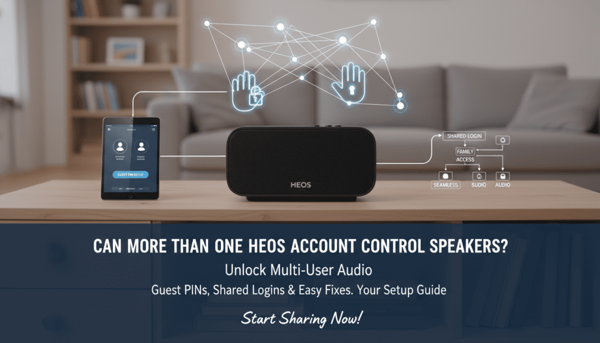 Can More Than One HEOS Account Control Speakers?