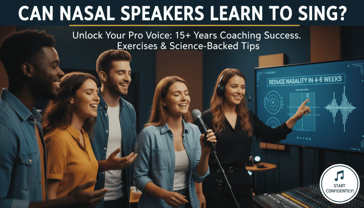 Can Nasal Speakers Learn to Sing?