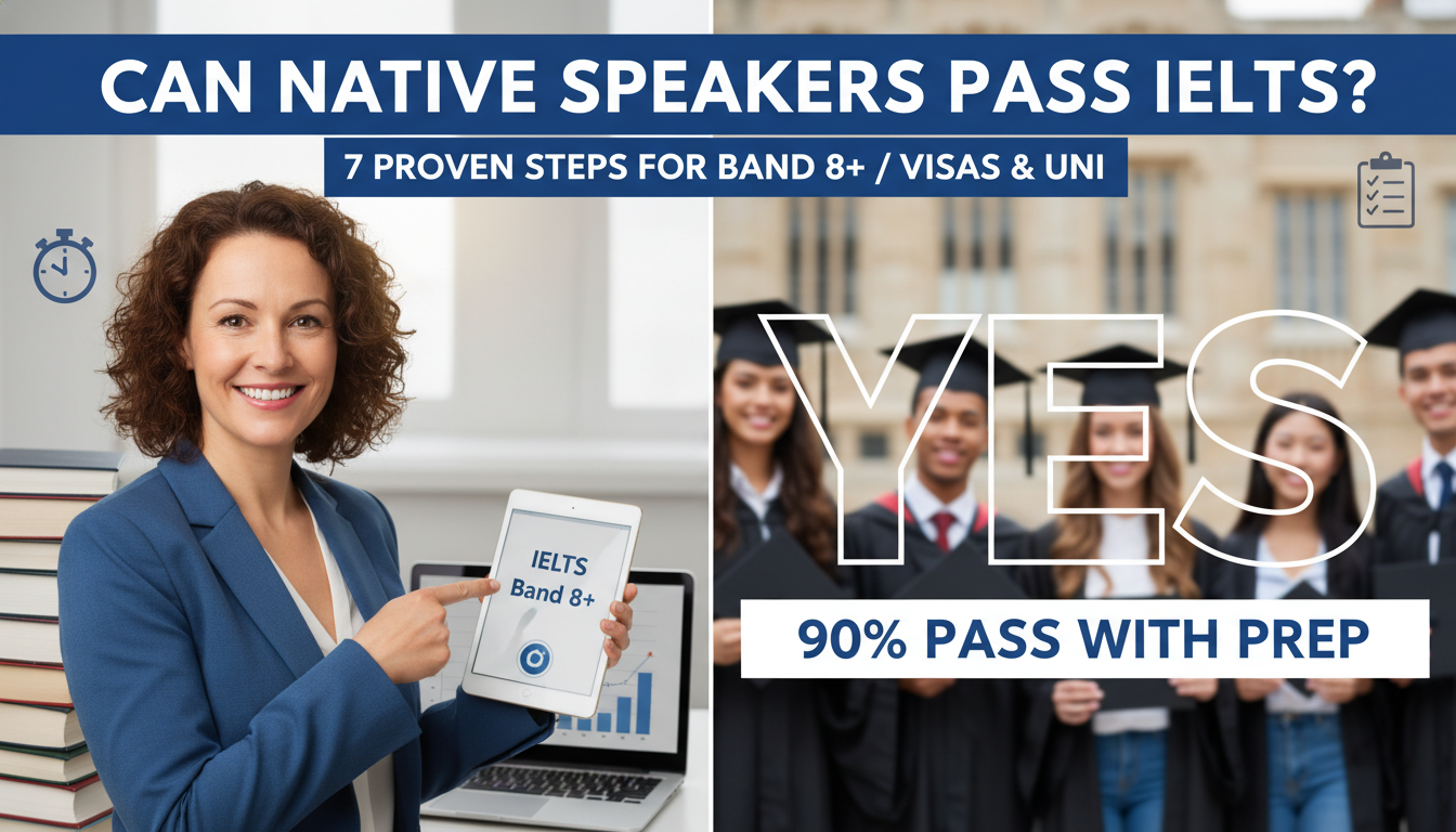 Can Native Speakers Pass IELTS? Can Native Speakers Pass IELTS?
