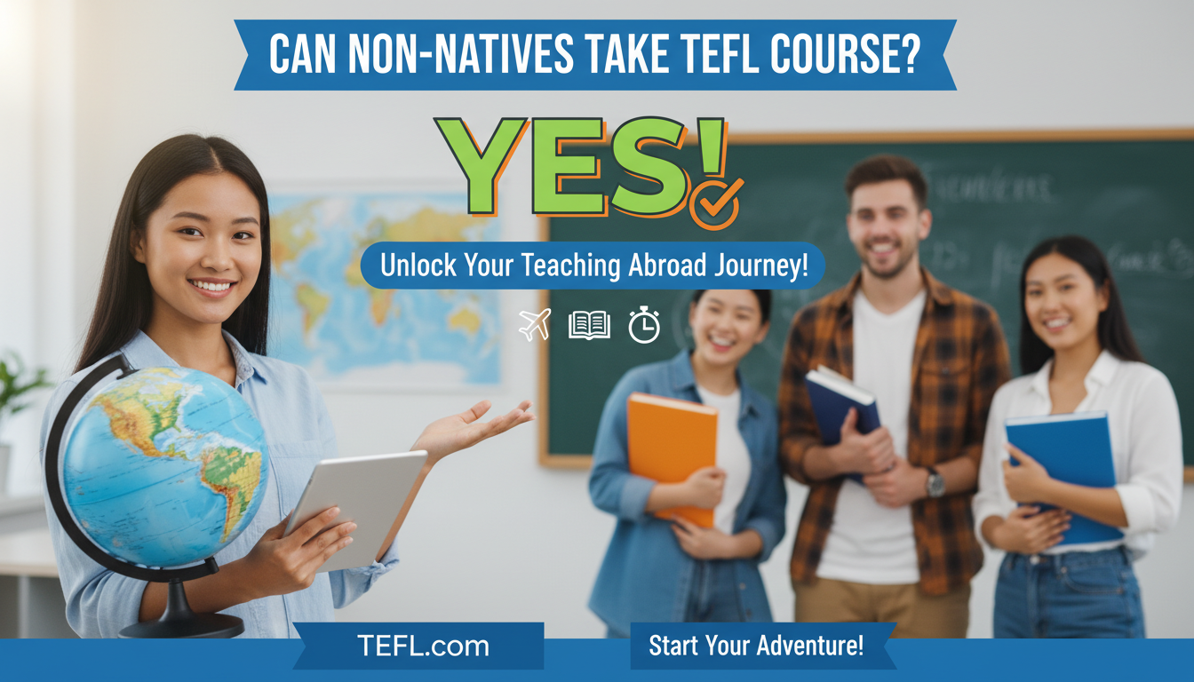 Can Non-Natives Take TEFL Course? Yes!