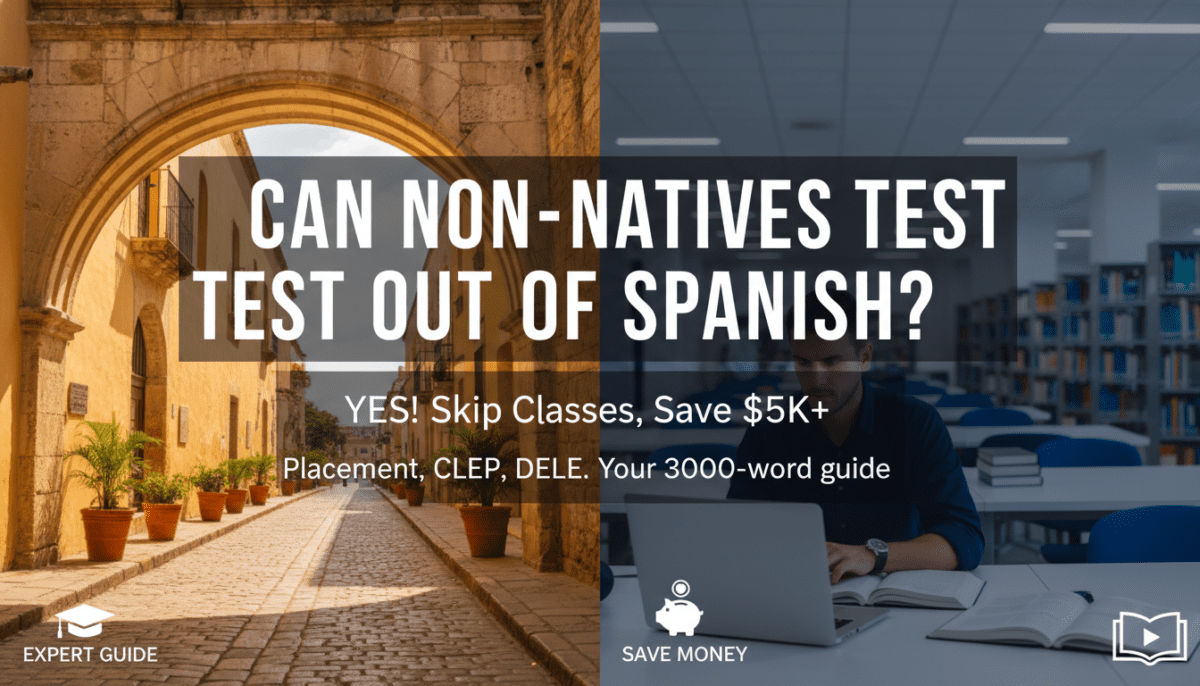 Can Non-Natives Test Out of Spanish?