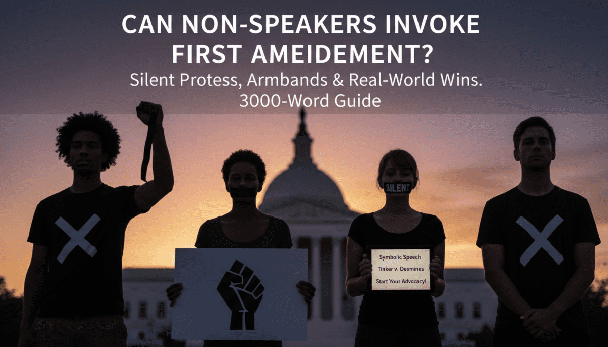 Can Non-Speakers Invoke First Amendment?