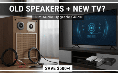 Can Old Stereo Speakers Be Hooked to Digital TV?