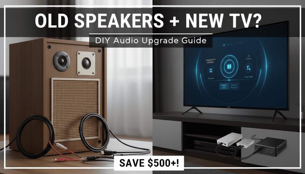 Can Old Stereo Speakers Be Hooked to Digital TV?