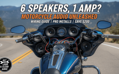Can One Amp Power 6 Speakers on a Motorcycle?