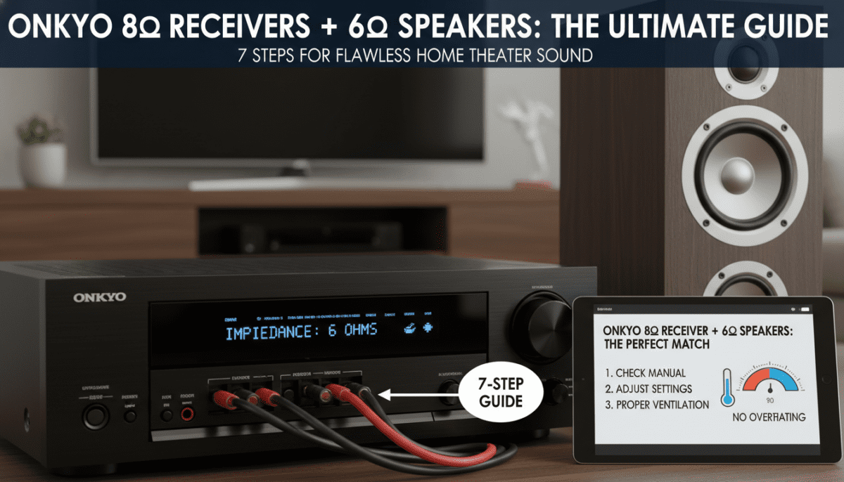 Can Onkyo 8 Ohm Receivers Run 6 Ohm Speakers?