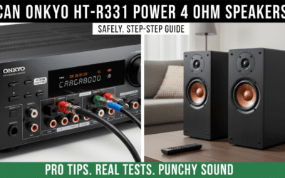Can Onkyo HT-R391 Power 4 Ohm Speakers?