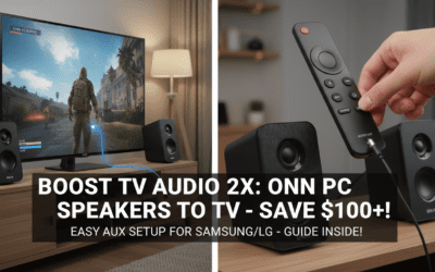 Can ONN PC Stereo Speakers Hook to TV?