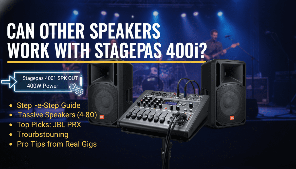 Can Other Speakers Work with Stagepas 400i?
