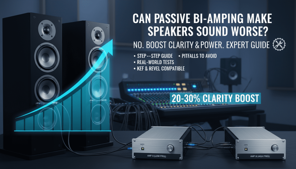 Can Passive Bi-Amping Make Speakers Sound Worse?