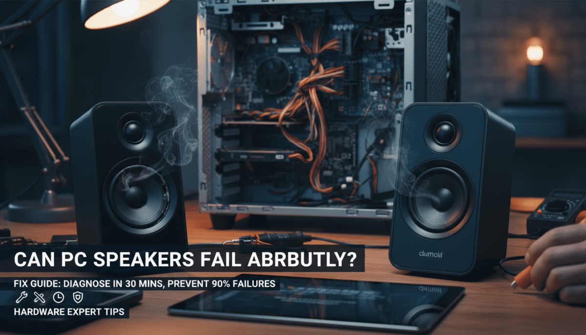 Can PC Speakers Fail Abruptly? Fix Guide