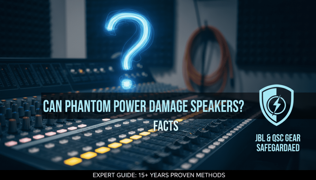 Can Phantom Power Damage Speakers? Facts
