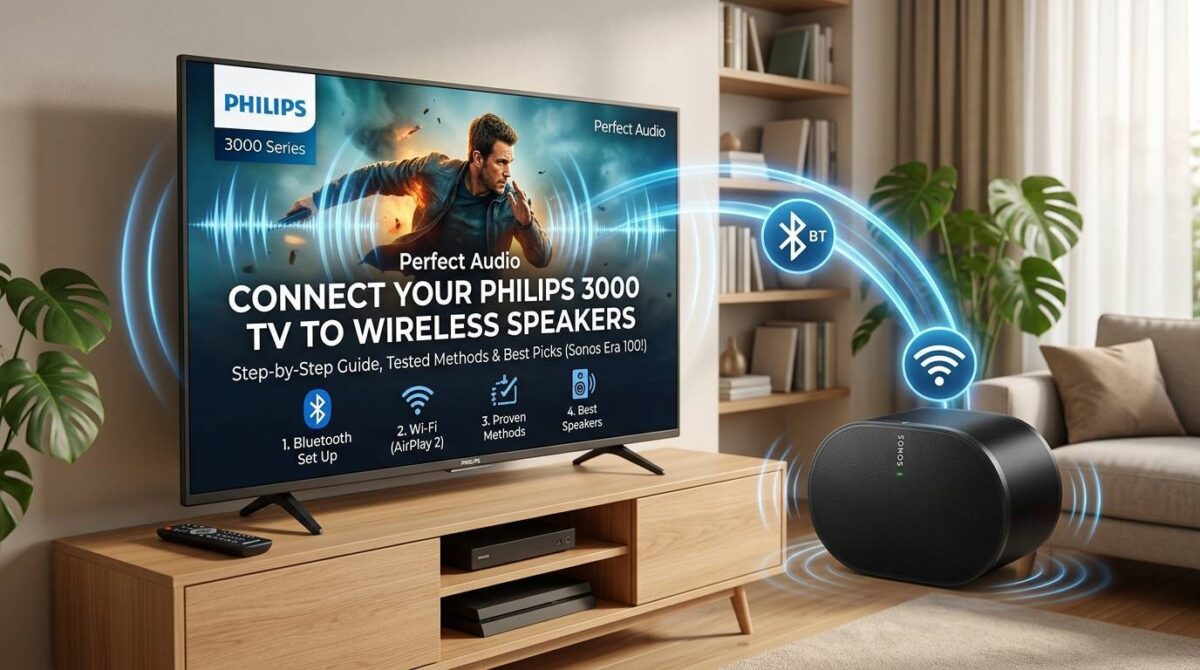 Can Philips 3000 TV Hook to Wireless Speakers?
