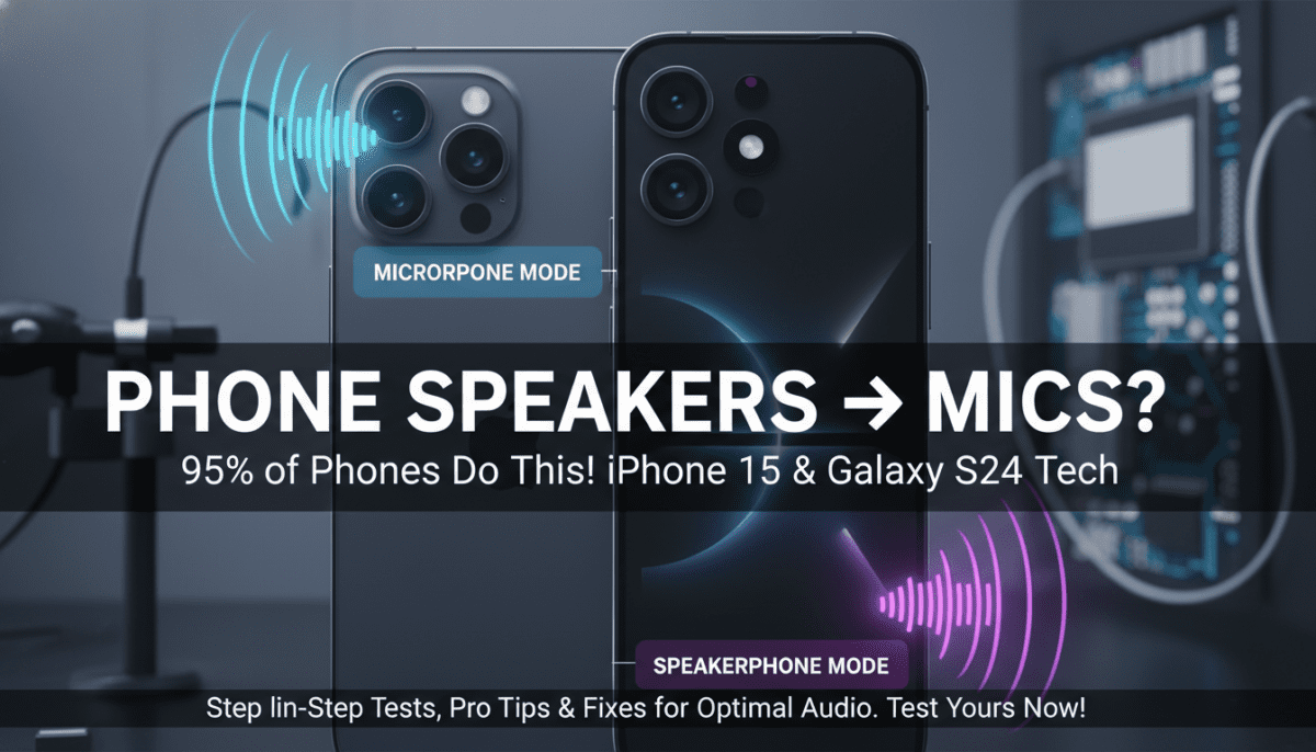 Can Phone Speakers Function as Microphones?