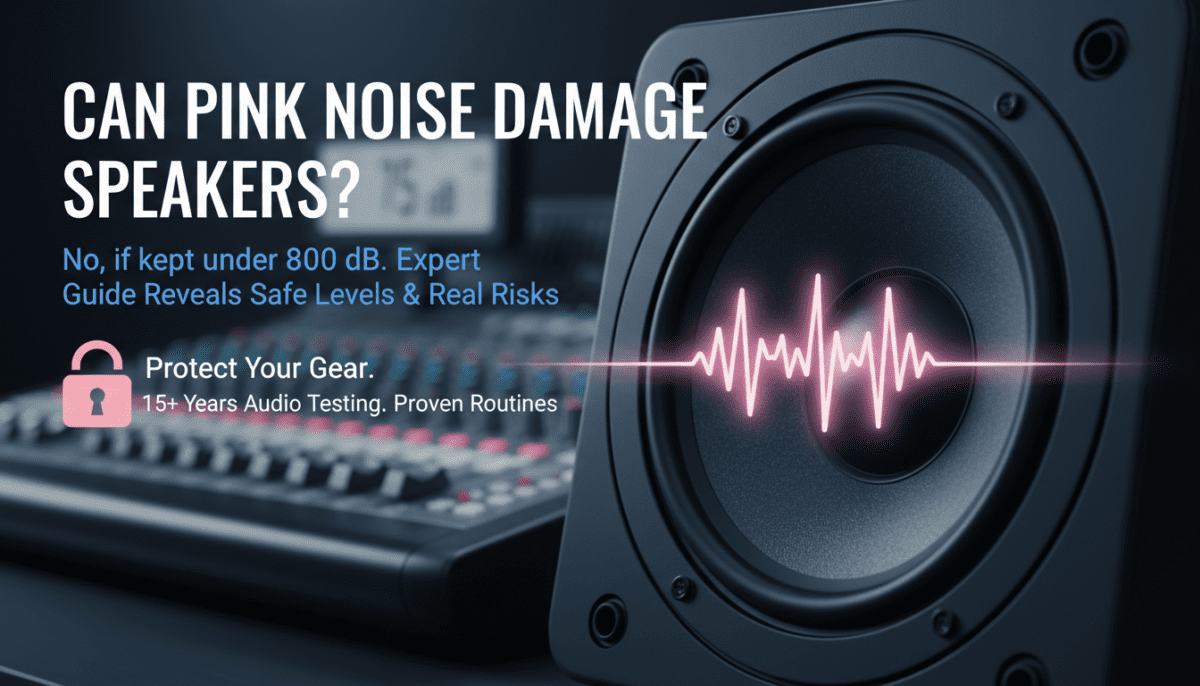 Can Pink Noise Damage Speakers?