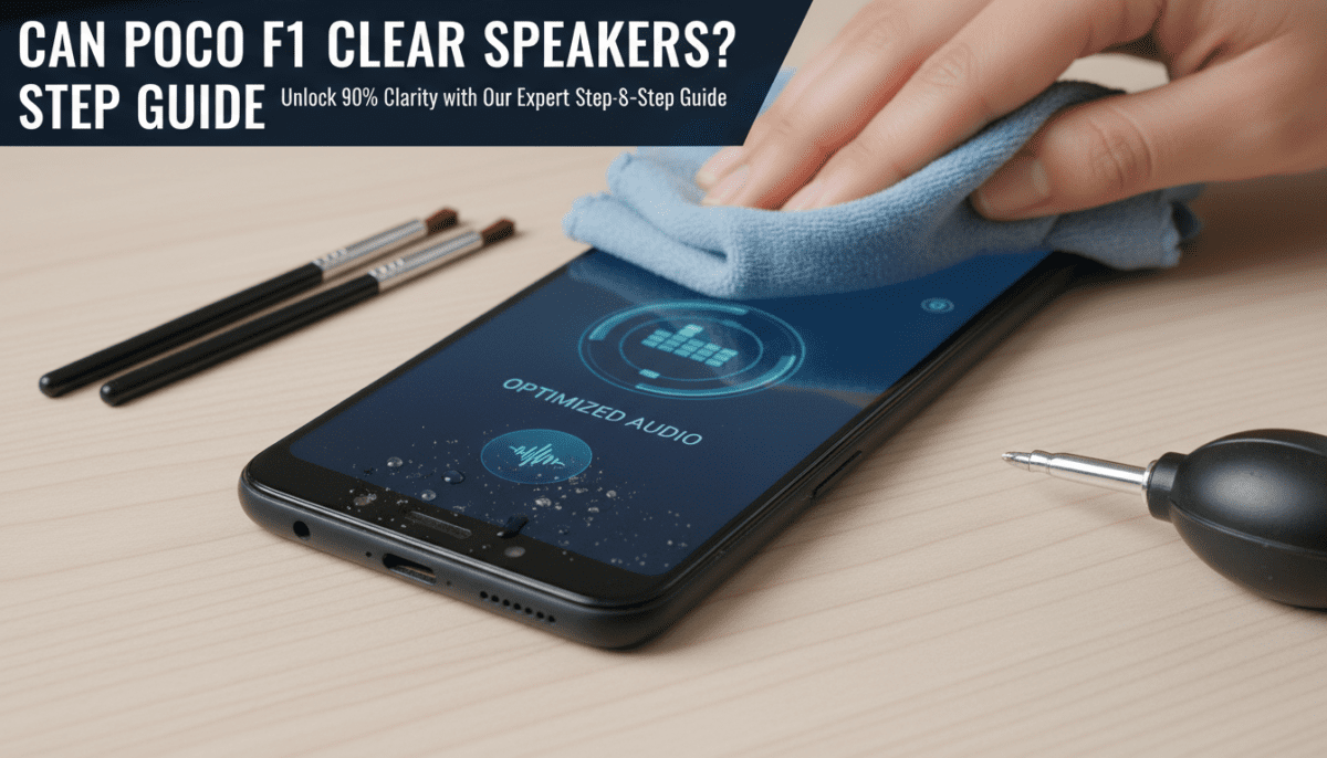 Can Poco F1 Clear Speakers? Step Guide