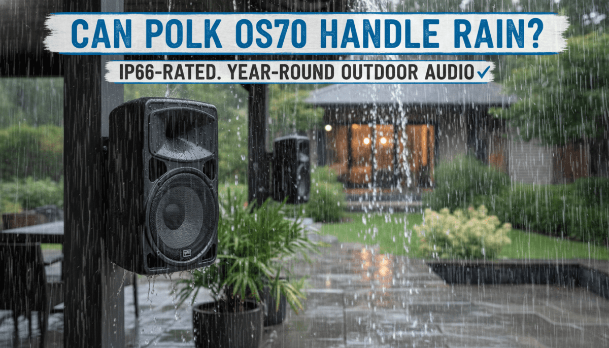 Can Polk OS70 Be Placed in Rain?