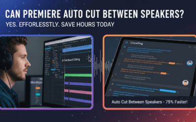 Can Premiere Auto Cut Between Speakers?