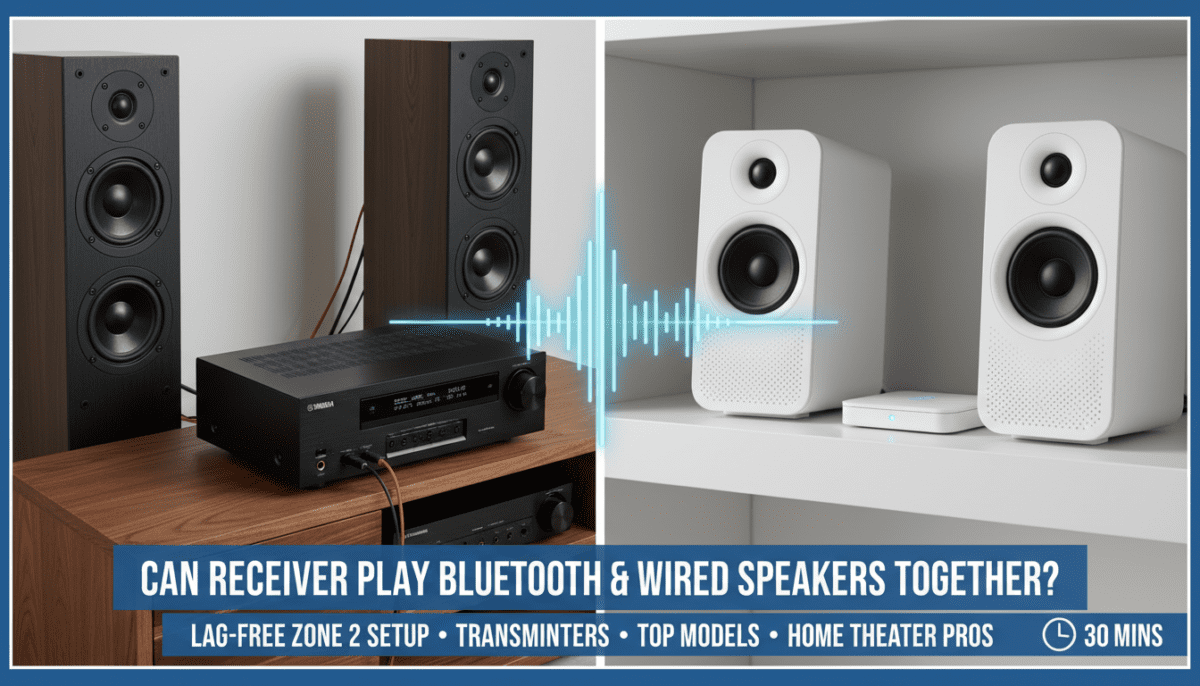 Can Receiver Play Bluetooth & Wired Speakers Together?