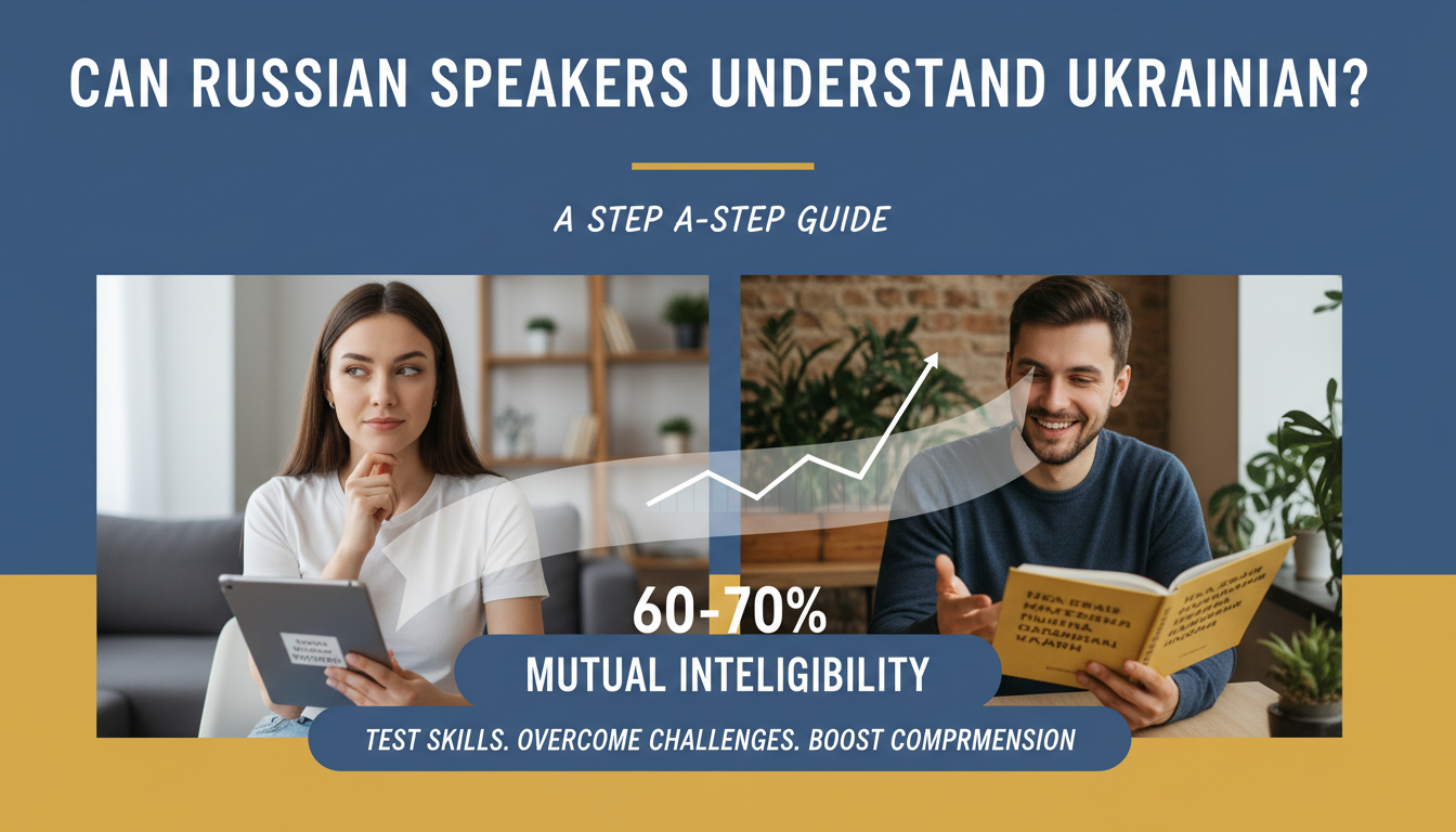 Can Russian Speakers Understand Ukrainian?